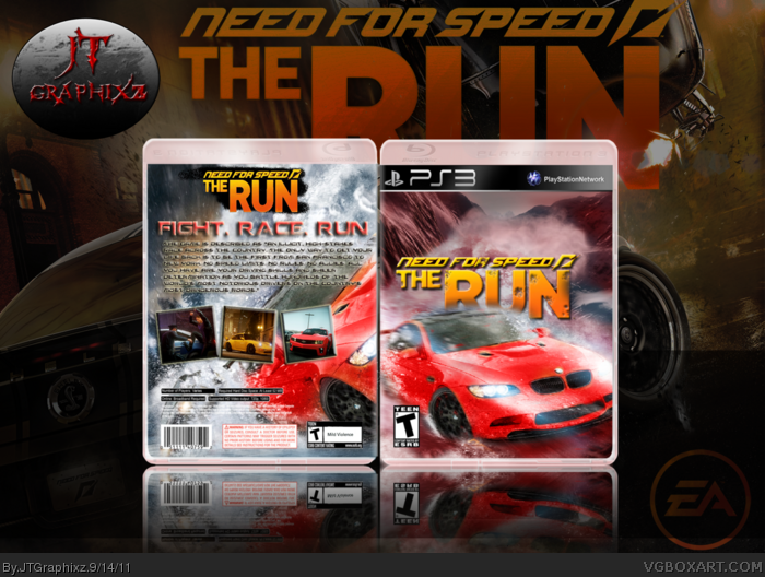 Need for Speed; The Run box art cover