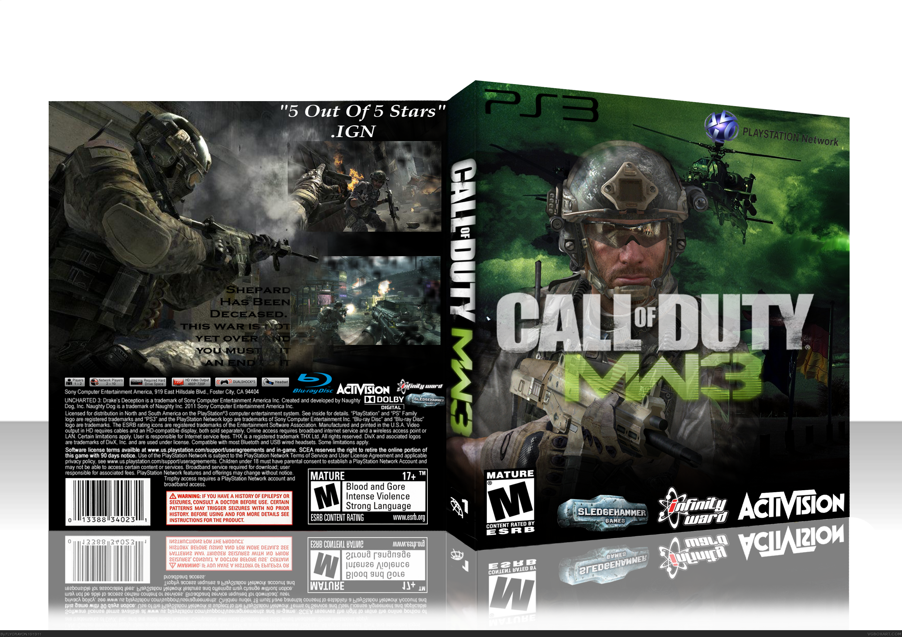 Call of Duty: Modern Warfare 3 box cover