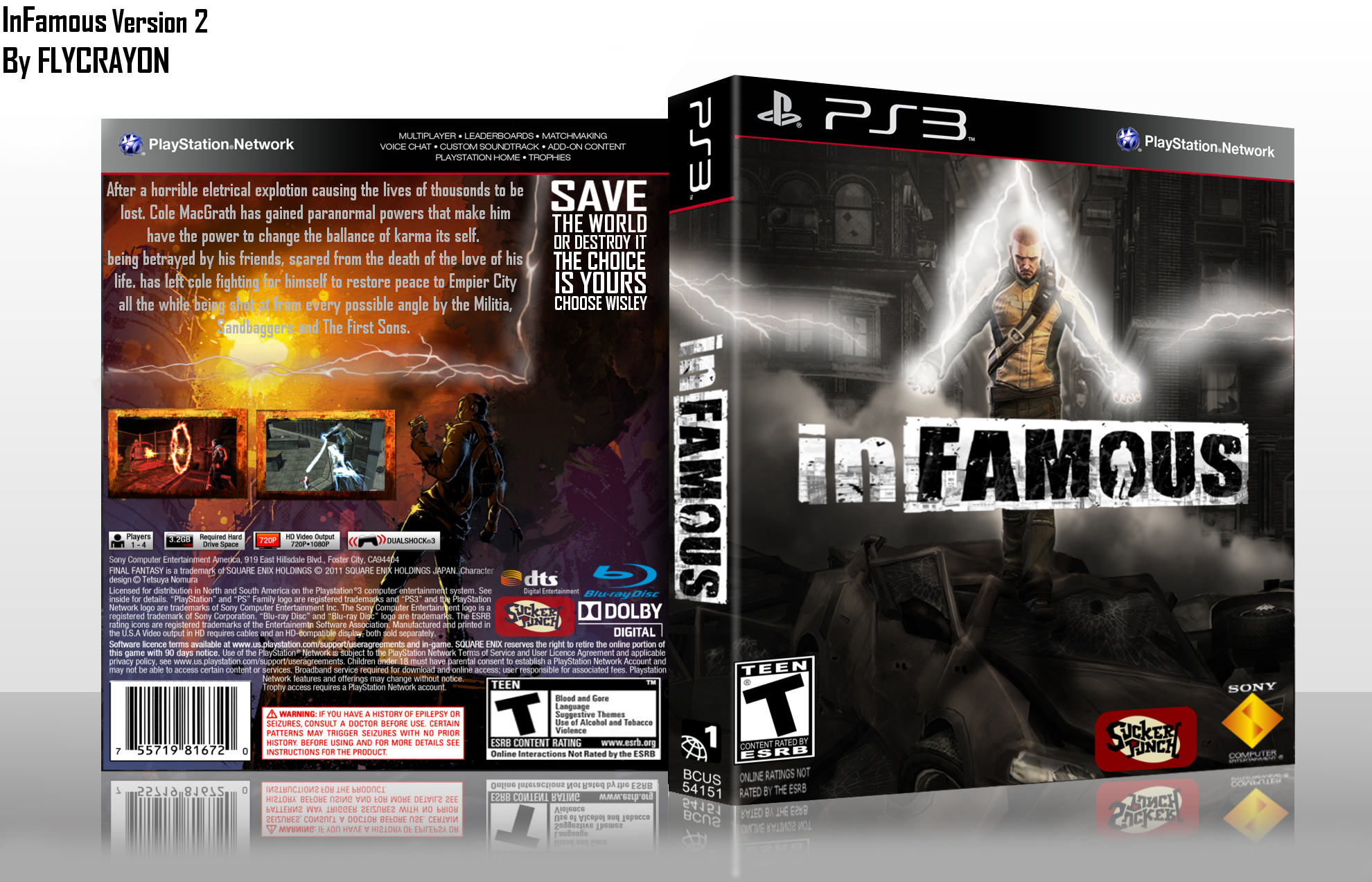 InFamous box cover
