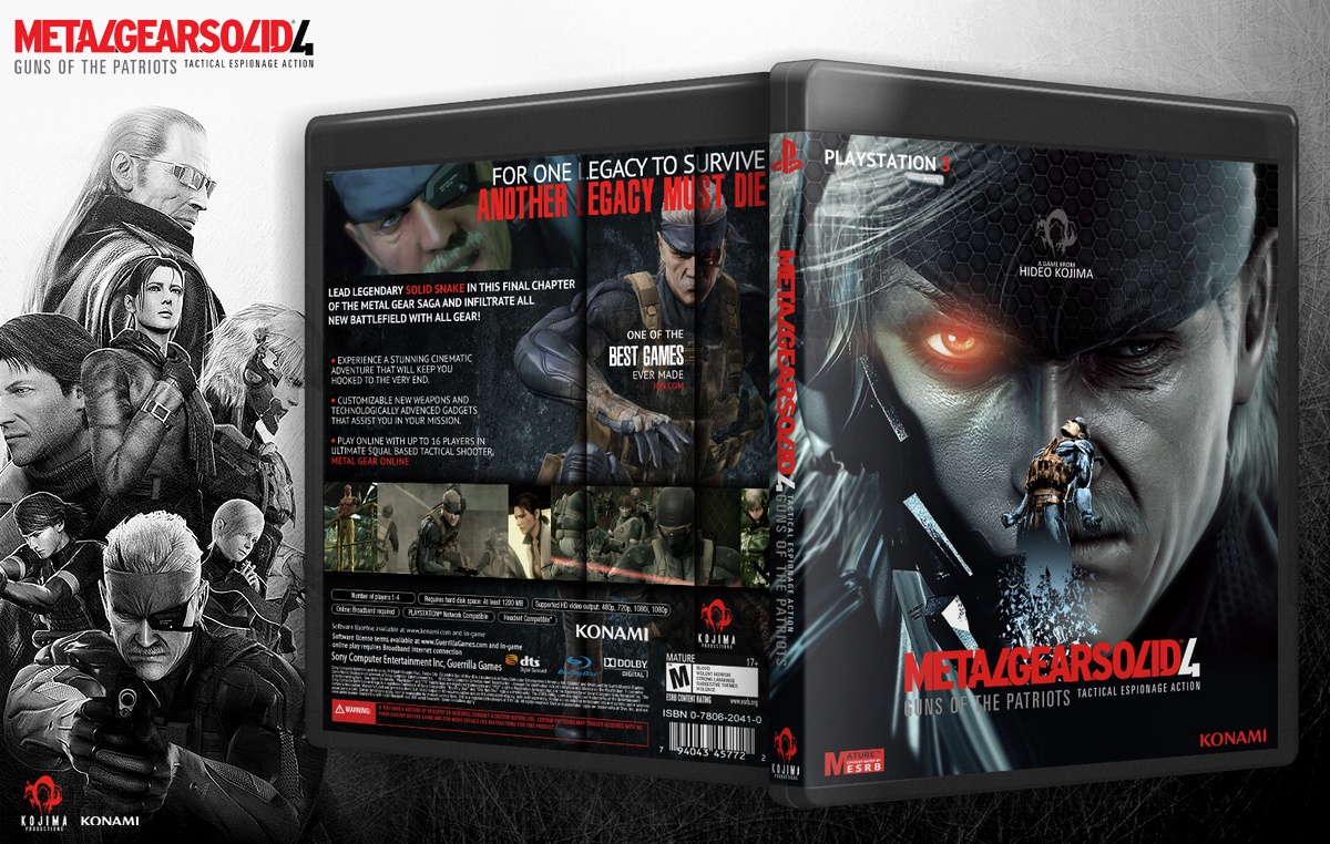 Metal Gear Solid 4 - The Movie HD Full Story - YouTube