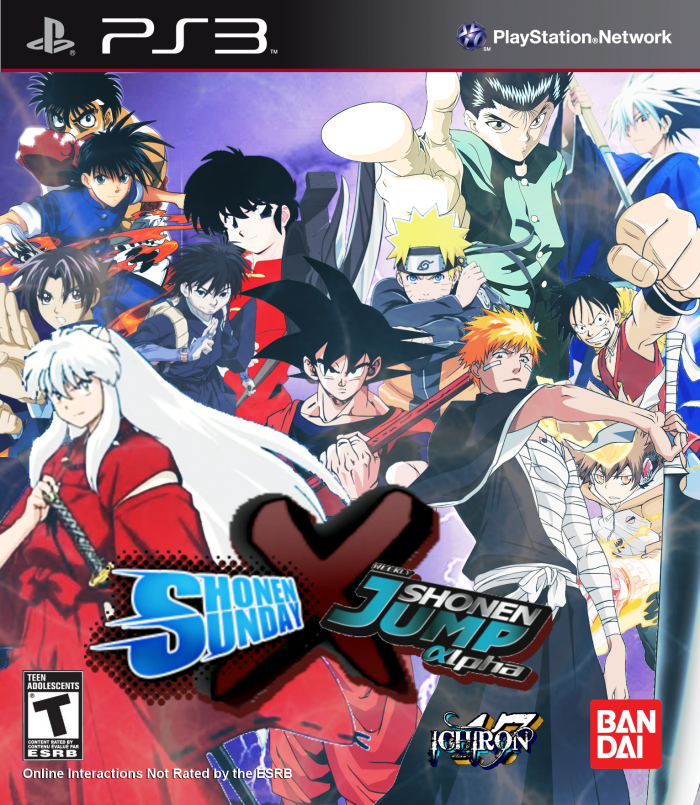 Shonen Sunday X Shonen Jump PlayStation 3 Box Art Cover by ...