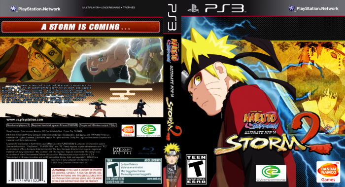 Naruto Shippuden: Ultimate Ninja Storm 2 box art cover