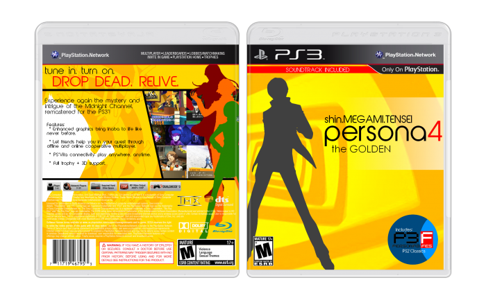 Persona 4: The Golden box art cover