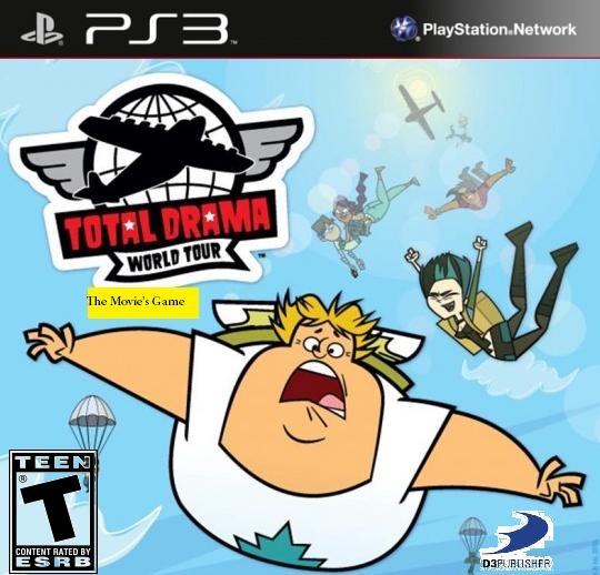 Total Drama World Tour: The Movie: The VG box cover