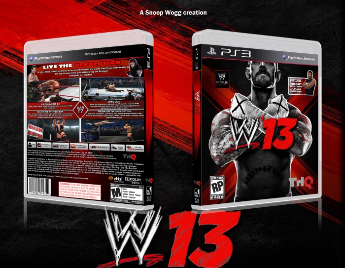 WWE '13 box art cover
