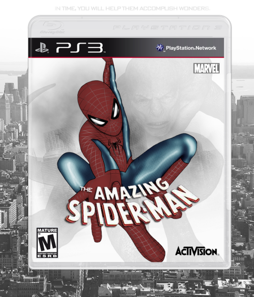 The Amazing Spider-Man box art cover