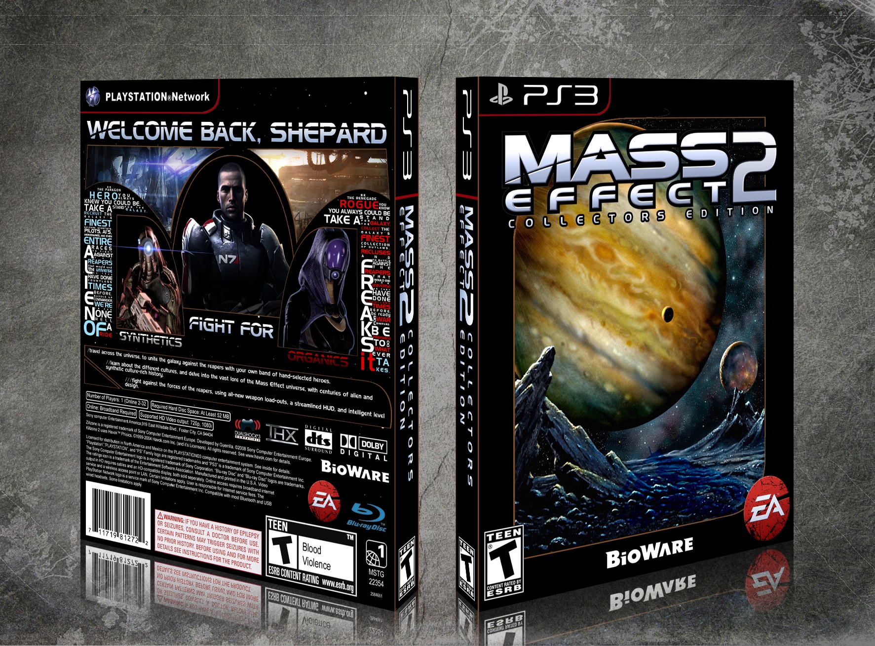 Mass Effect 2 Collector's Edition box cover