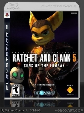 Ratchet & Clank 5 box art cover