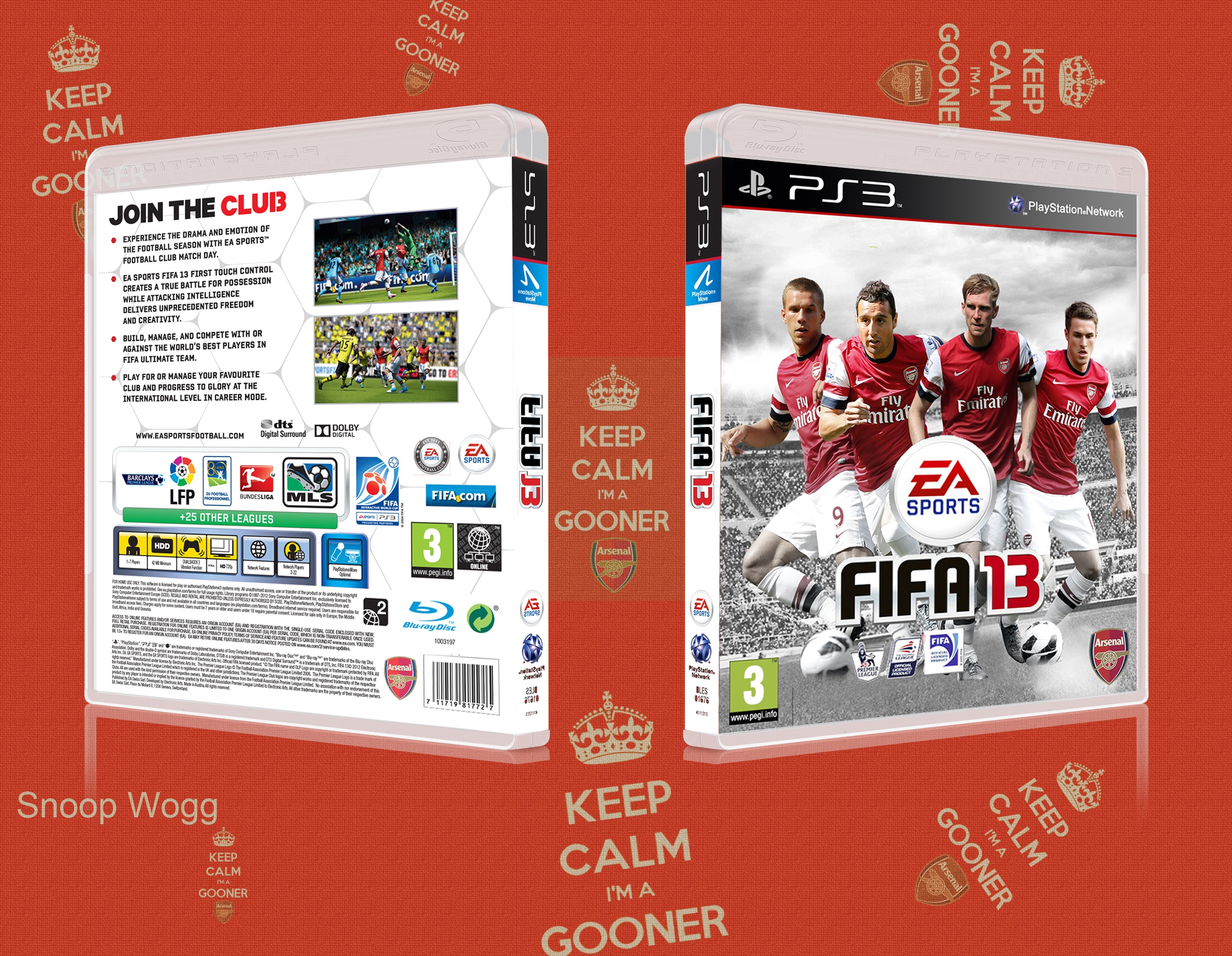 Fifa 13 Arsenal Edition box cover