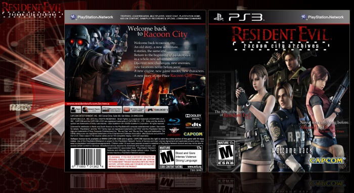 Resident Evil Racoon City Archives box art cover