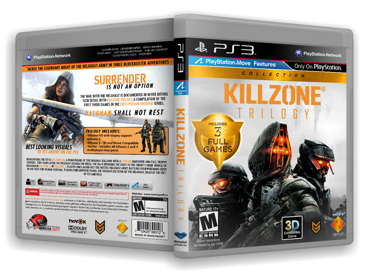 Killzone Trilogy box cover