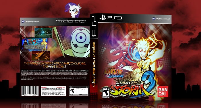 Naruto: Ultimate Ninja Storm 3 box art cover
