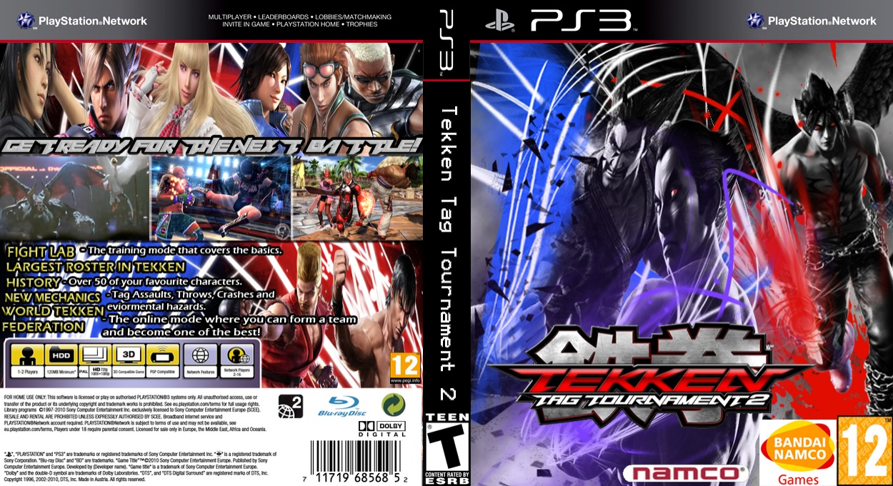 Tekken Tag Tournament 2 box cover