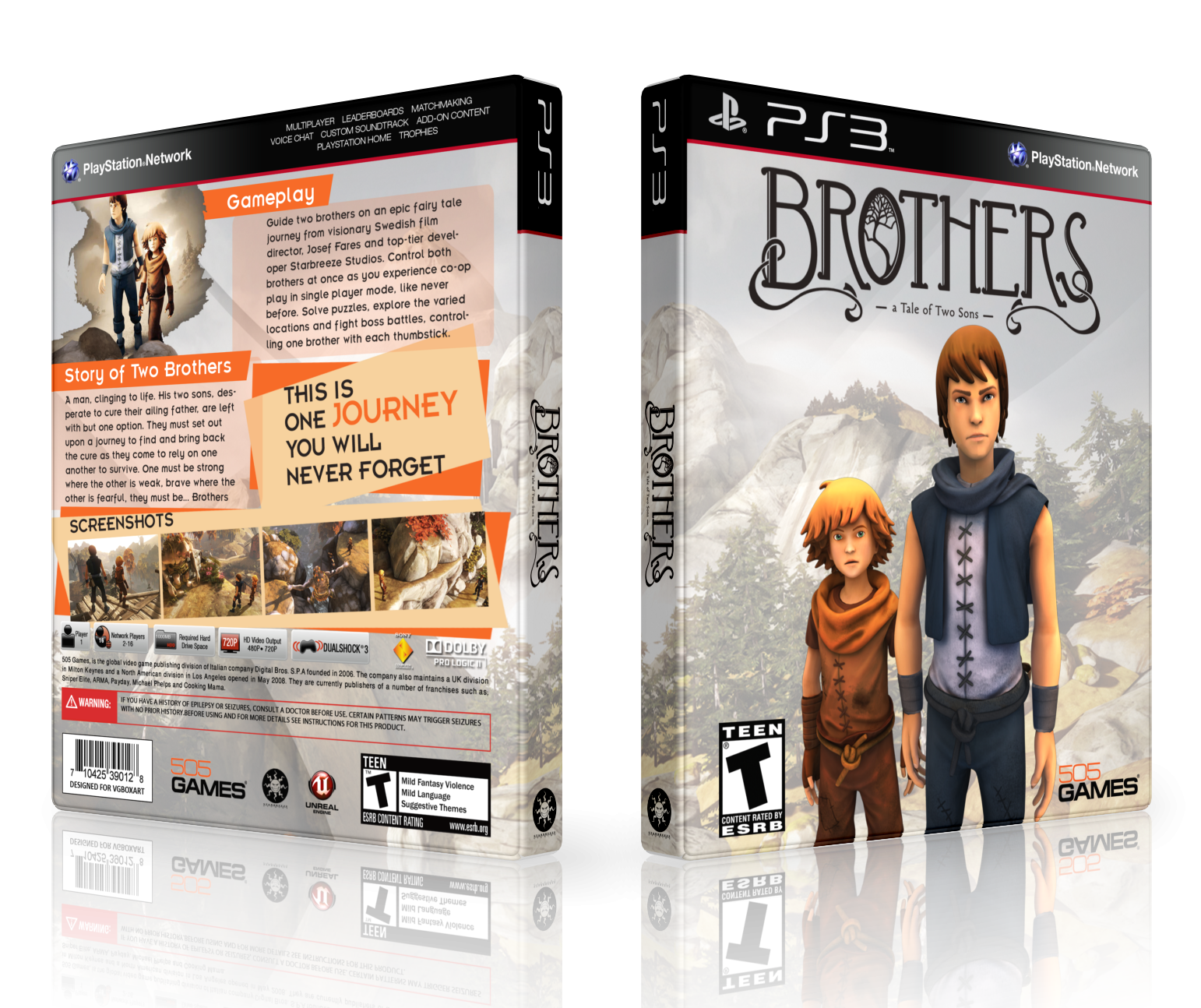 Brothers: A Tale of Two Sons box cover
