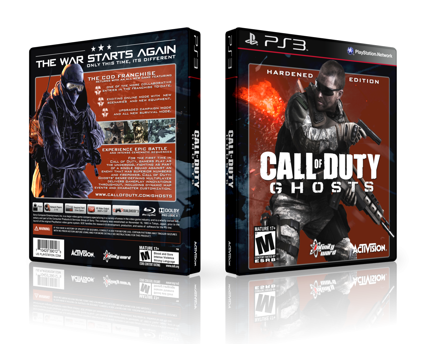 Call of Duty: Ghosts - Hardened Edition box cover