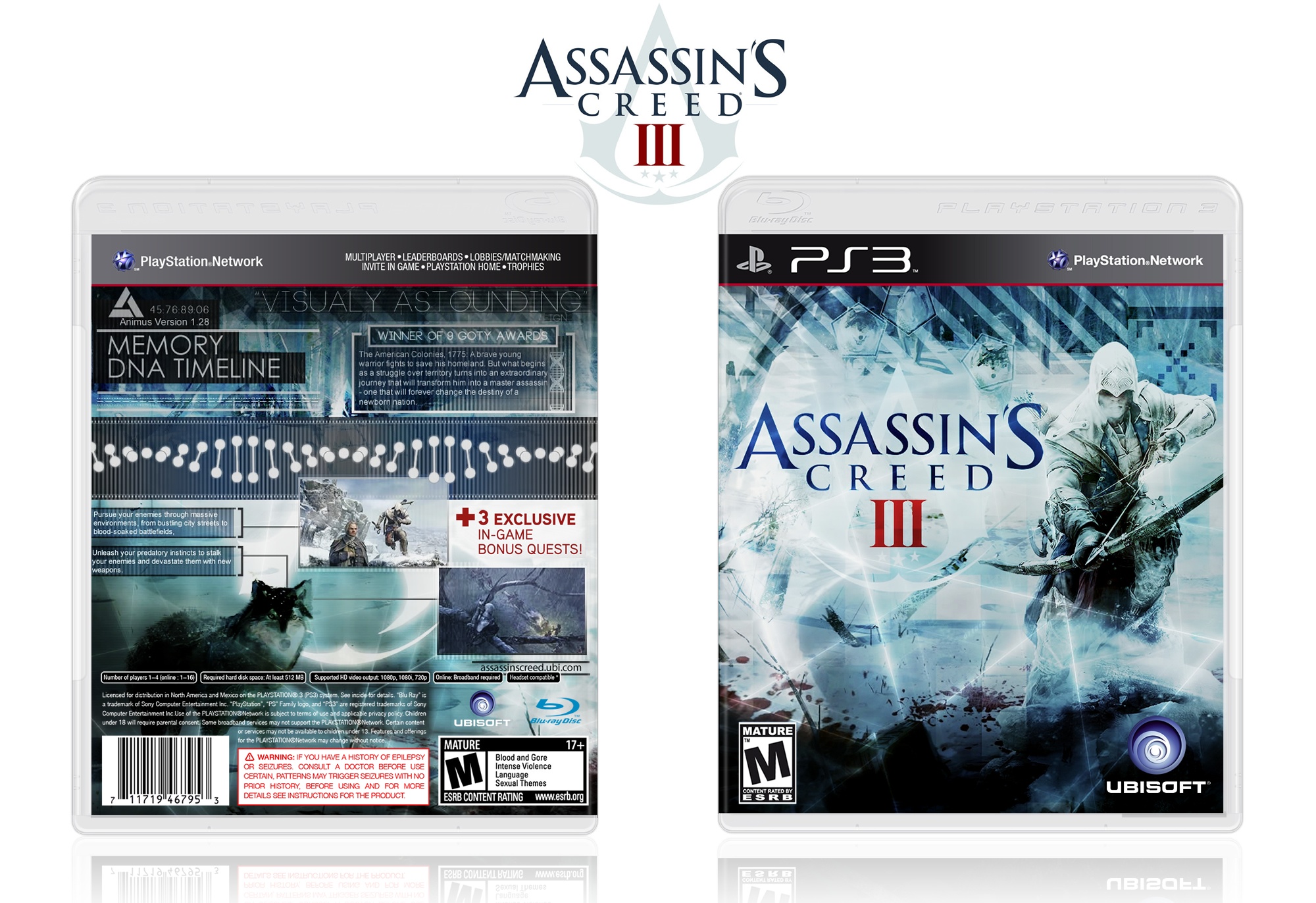 Assassin's Creed 3 box cover