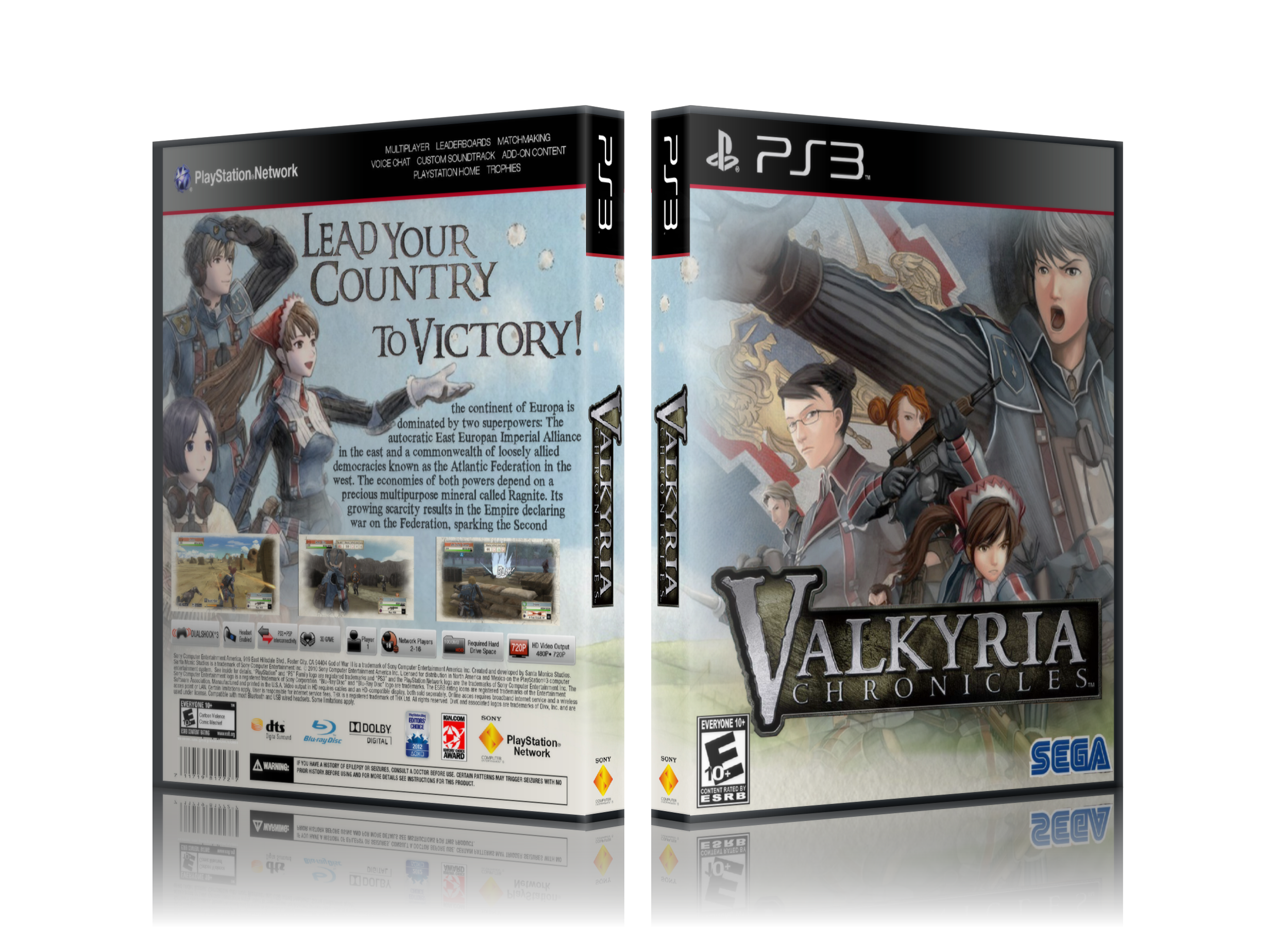Valkyria Chronicles box cover