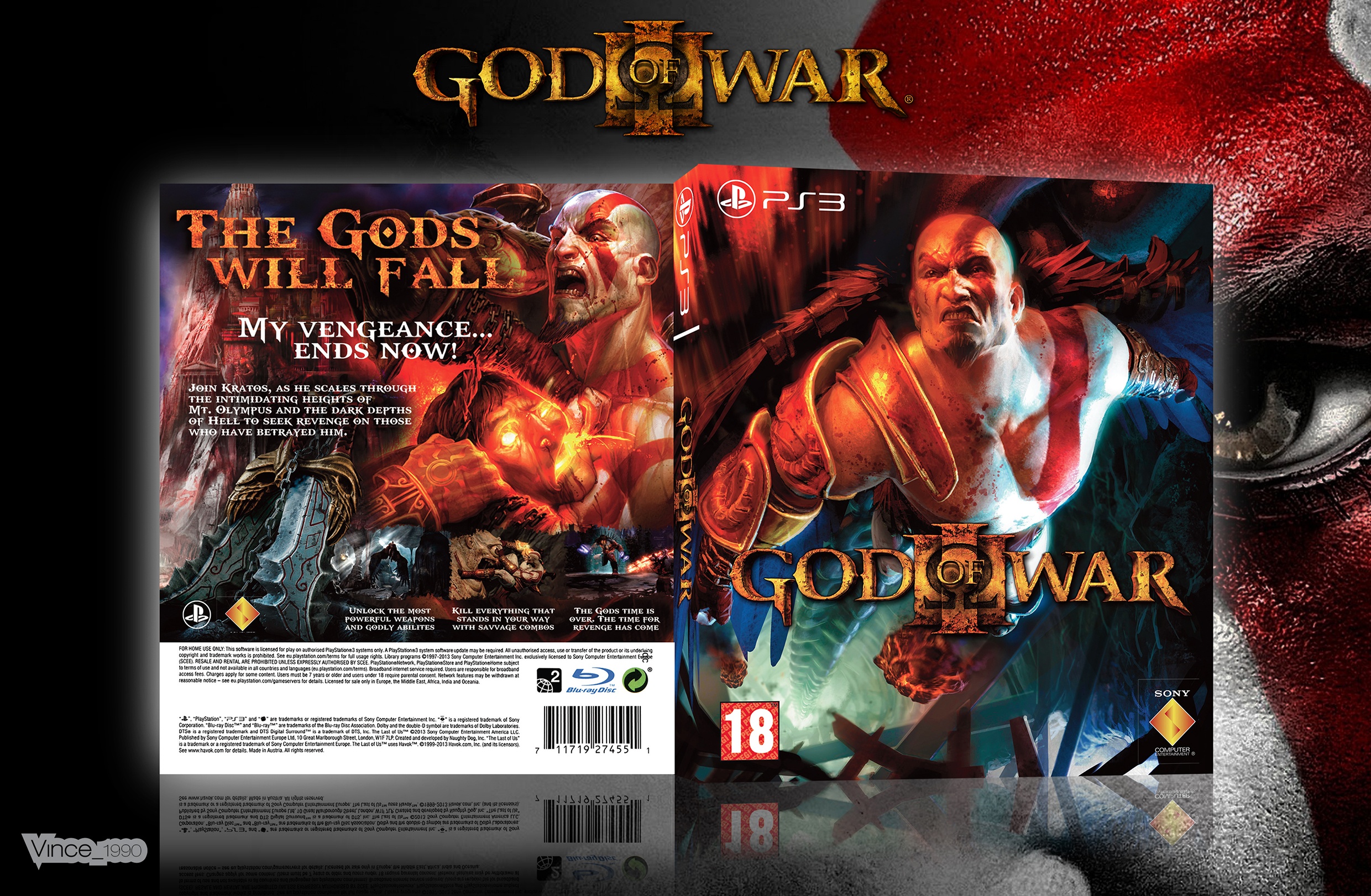 God Of War 3 box cover