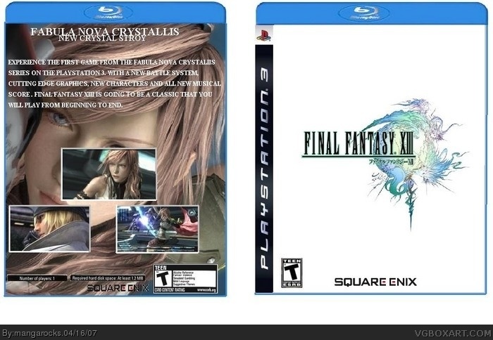 Final Fantasy XIII box art cover