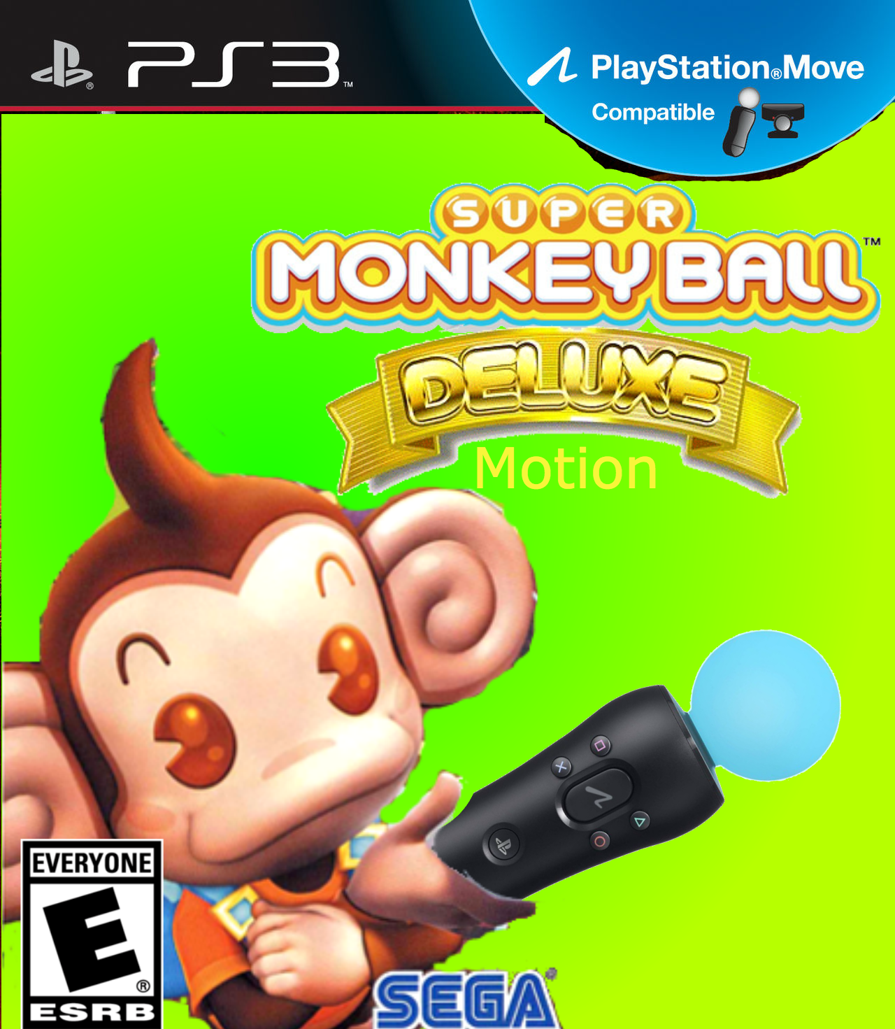 Super Monkey Ball Deluxe Motion box cover