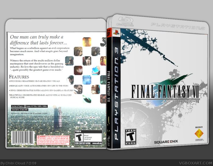 PlayStation 3 » Final Fantasy VII Box Cover
