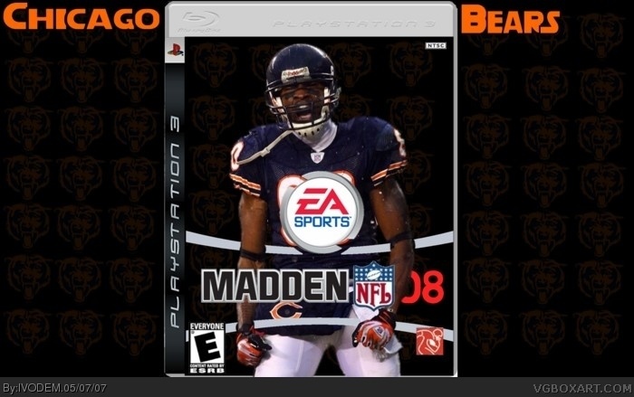 MADDEN 08 box art cover