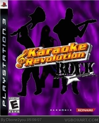 Karaoke Revolution: Rock box cover