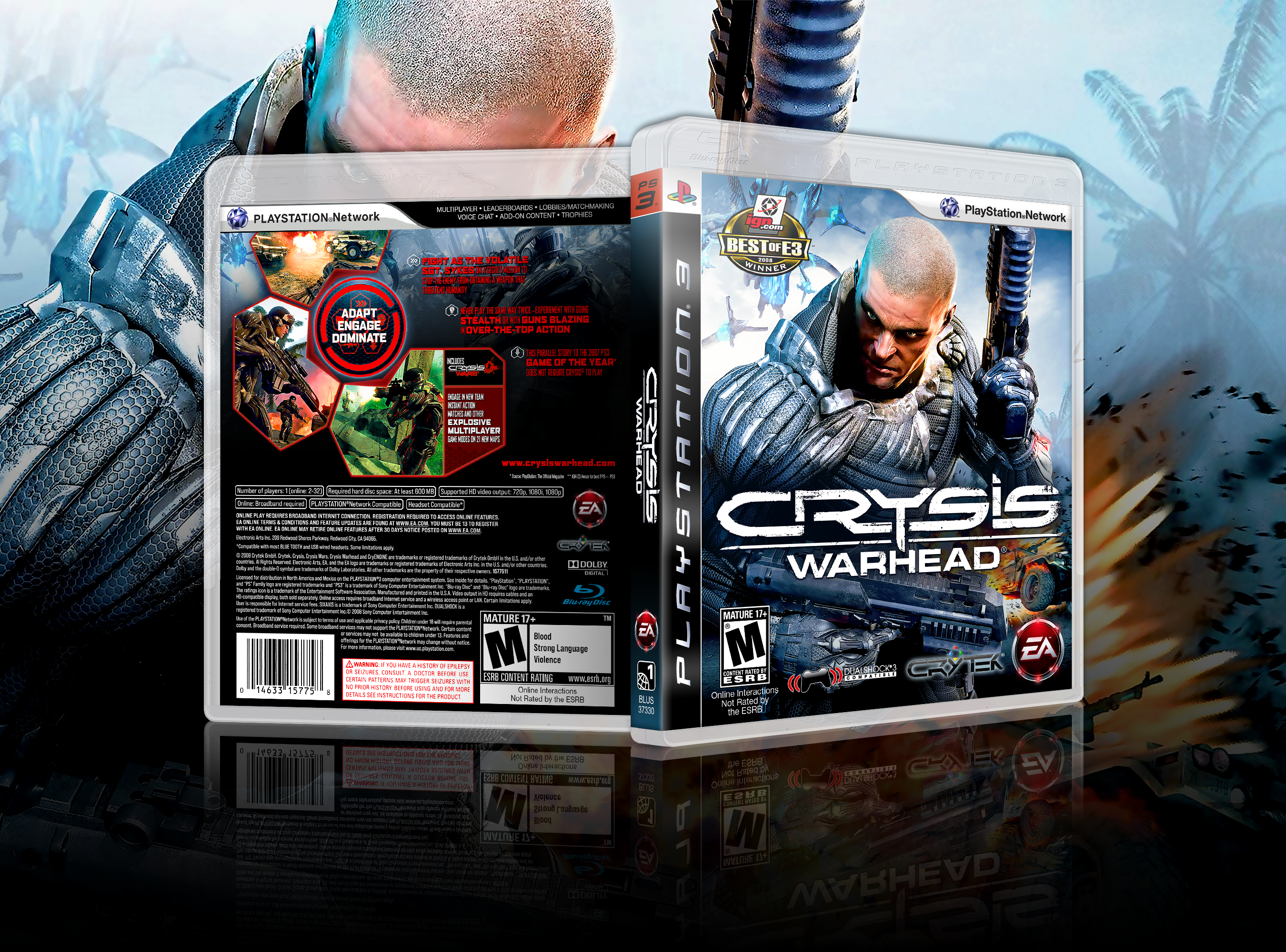 Crysis: Warhead box cover