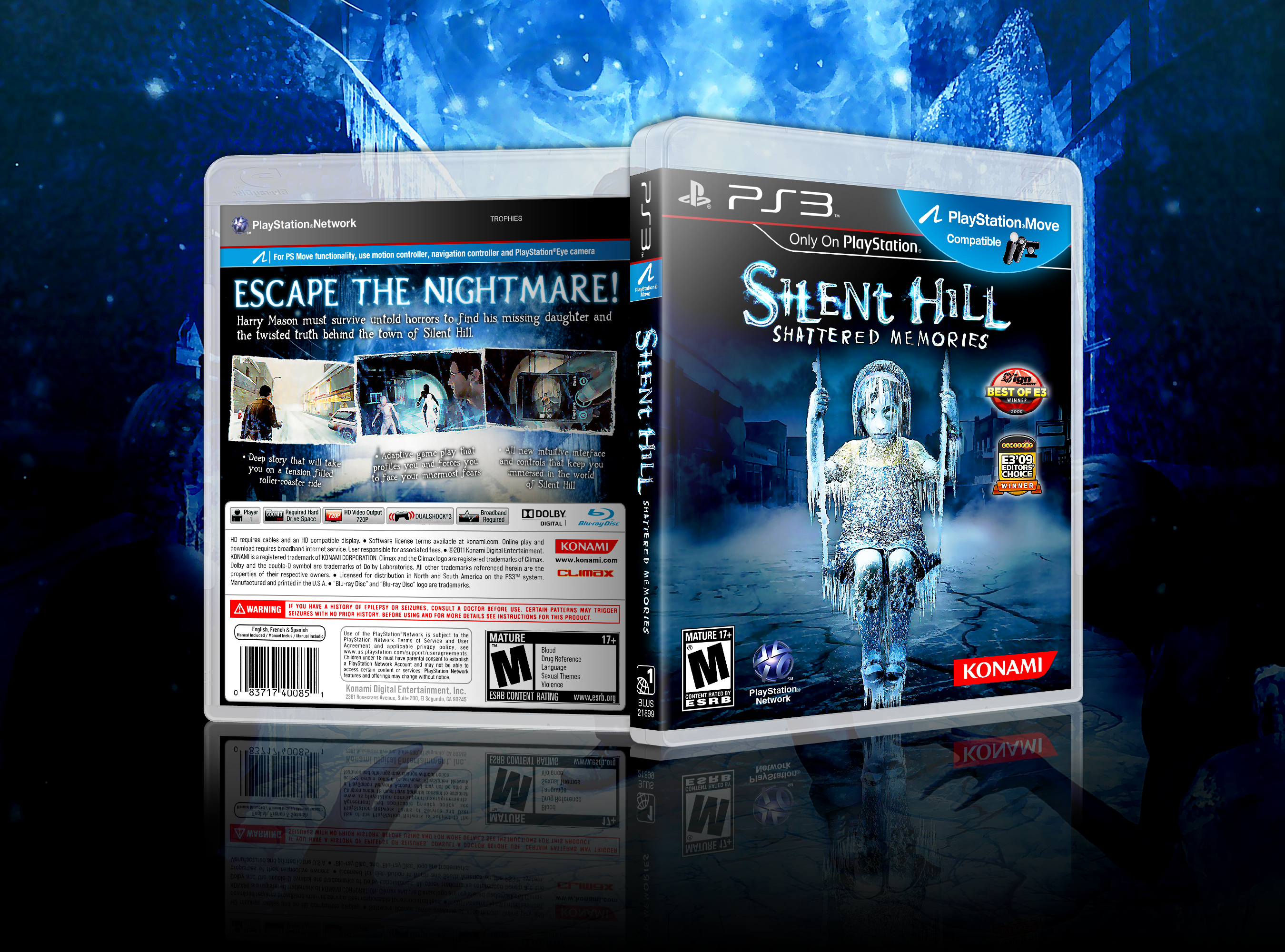 Silent Hill: Shattered Memories box cover