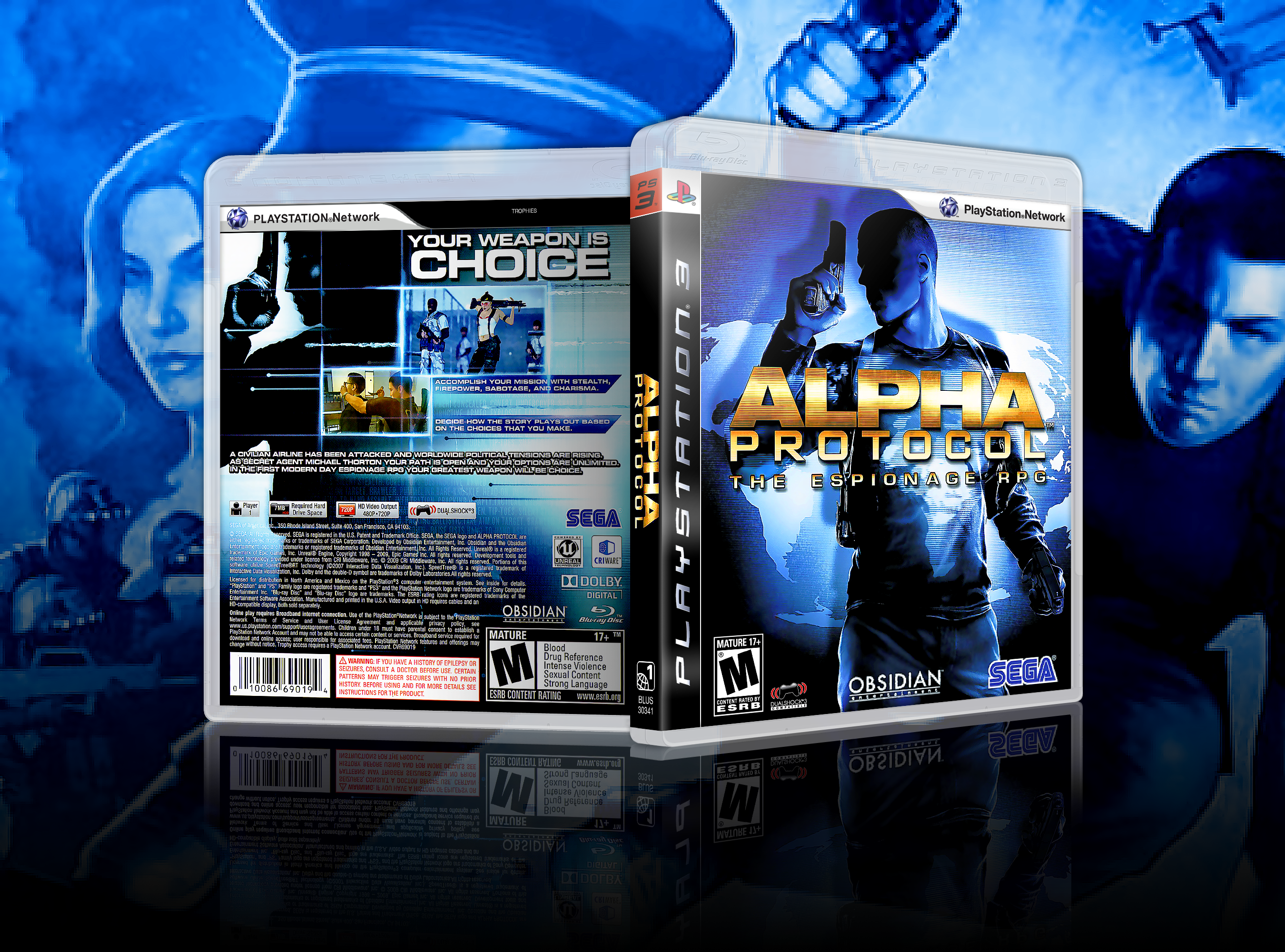 Alpha Protocol box cover