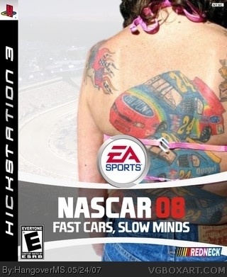 NASCAR 08 box cover