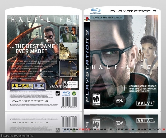 Half-Life 2 box art cover