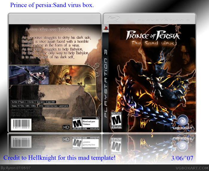 Prince of Persia: Sand Virus box art cover