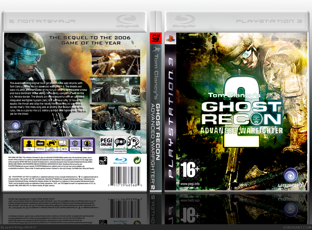 Tom Clancy's Ghost Recon: Advanced Warfighter 2 box cover