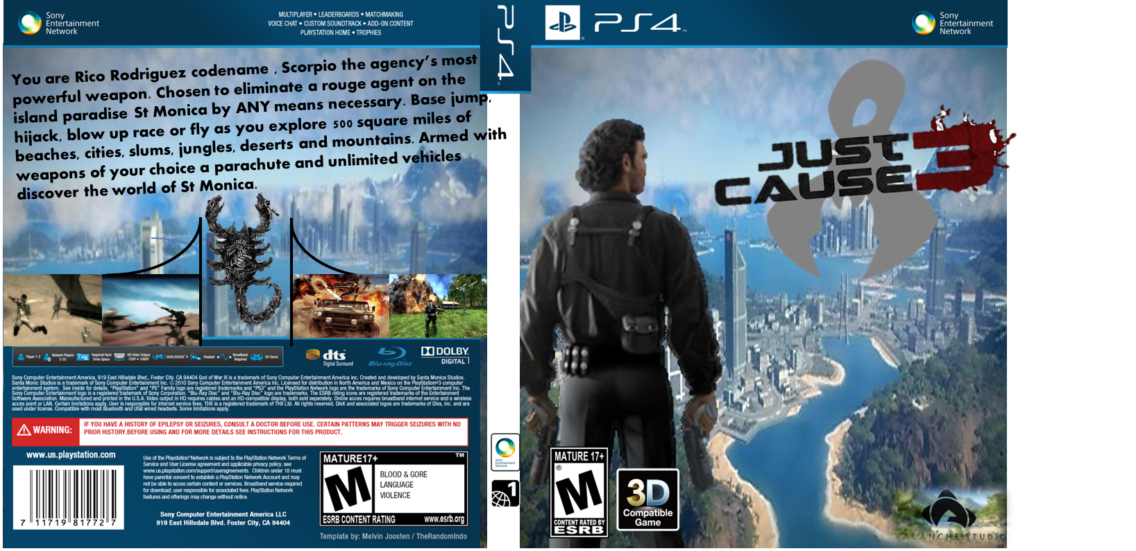 Just cause 3 box cover