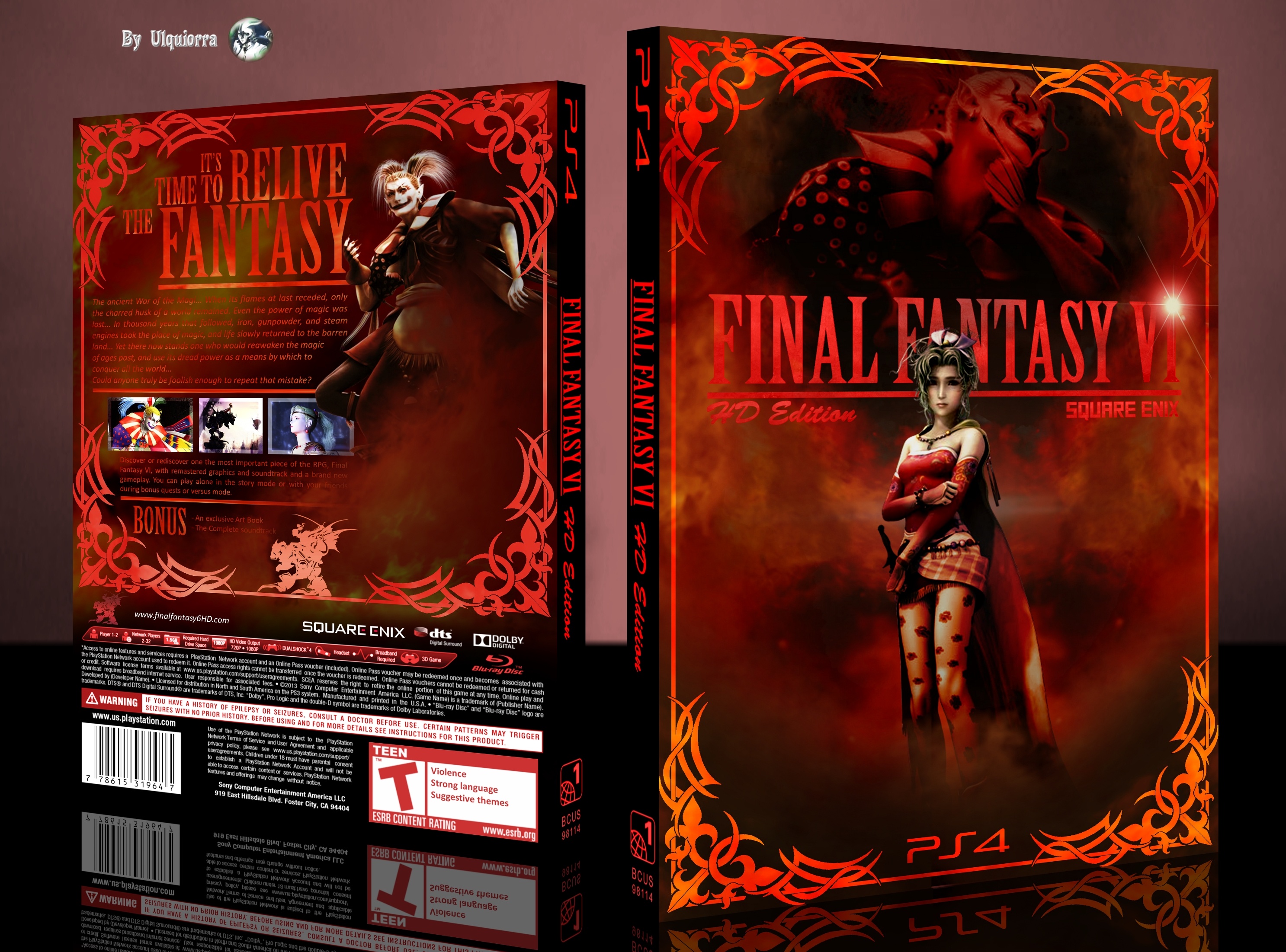 Final Fantasy VI HD edition box cover
