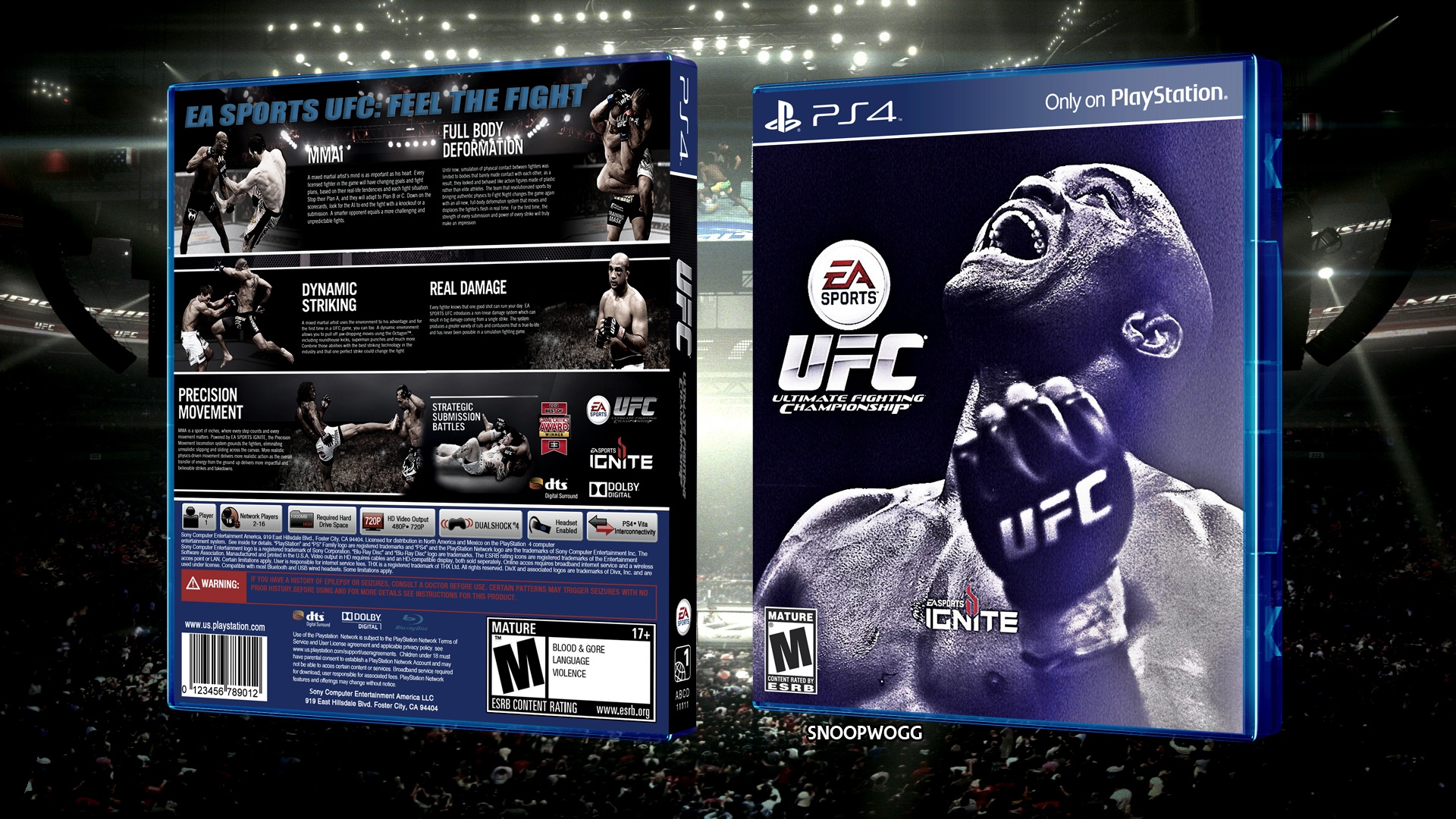 EA Sports UFC box cover