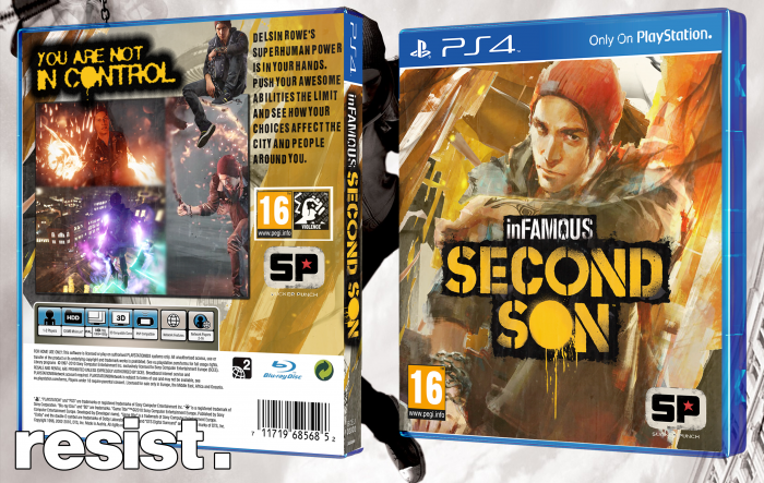 Infamous Second Son box art cover