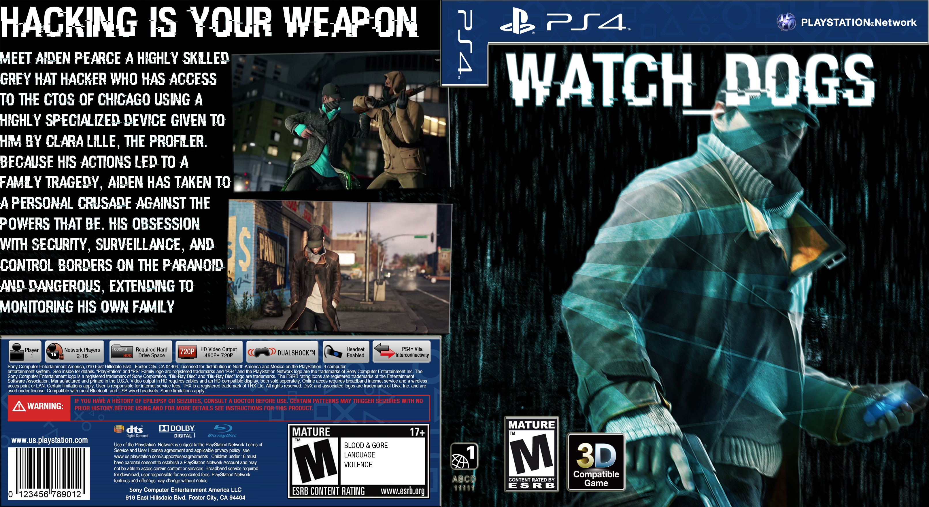 Watch_Dogs Cover box cover