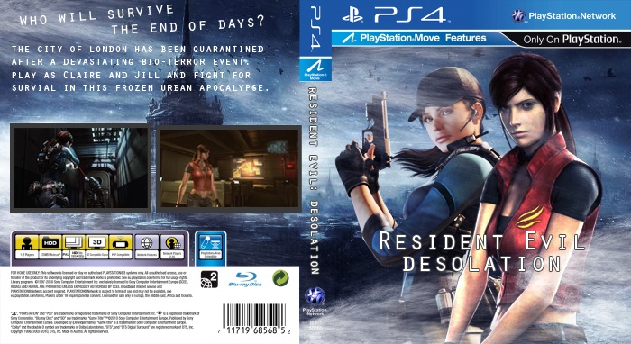 Resident Evil Desolation box cover