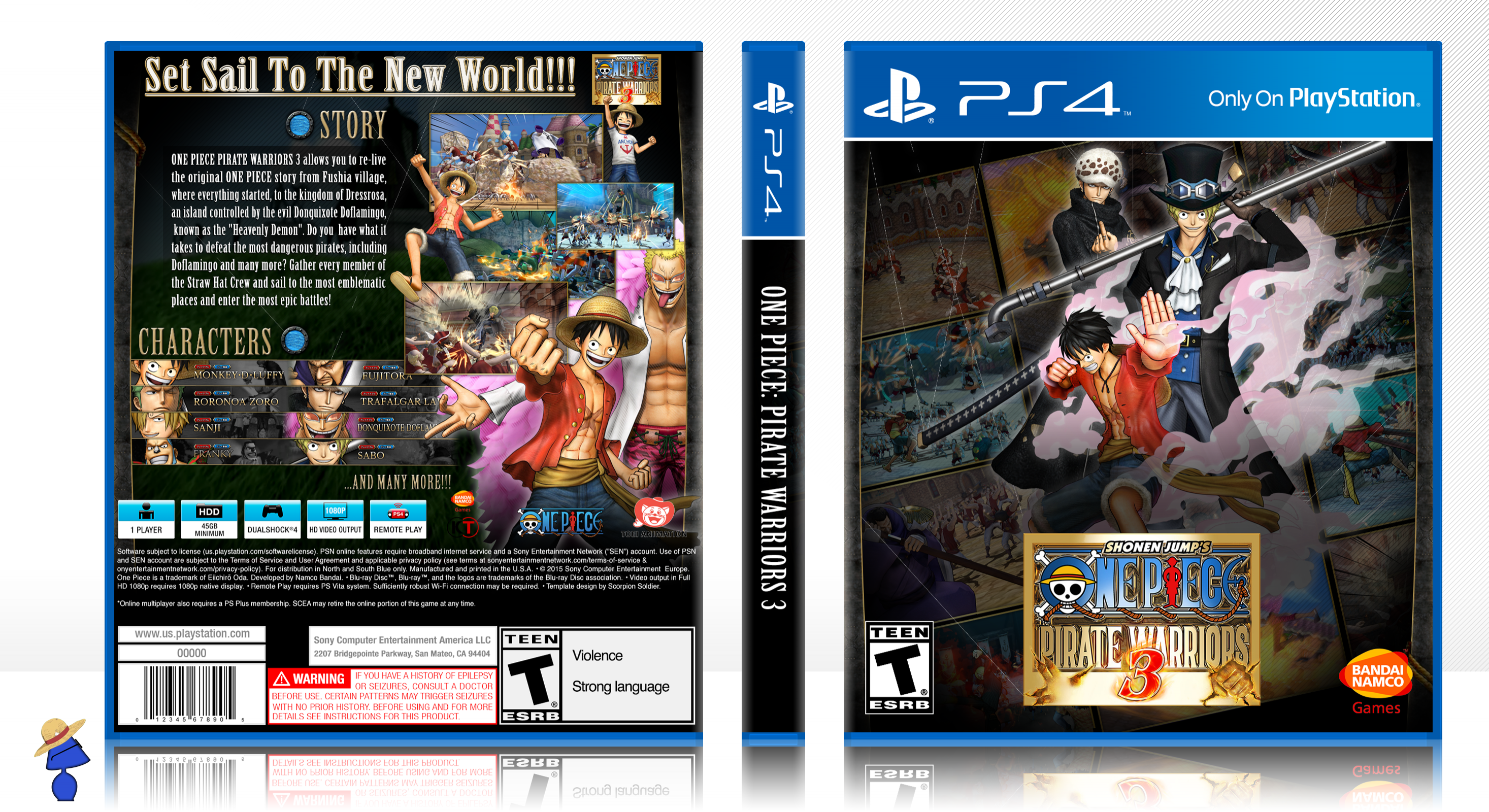 One Piece: Pirate Warriors 3 box cover