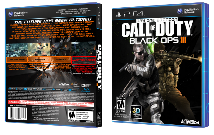Call Of Duty: Black Ops III box art cover