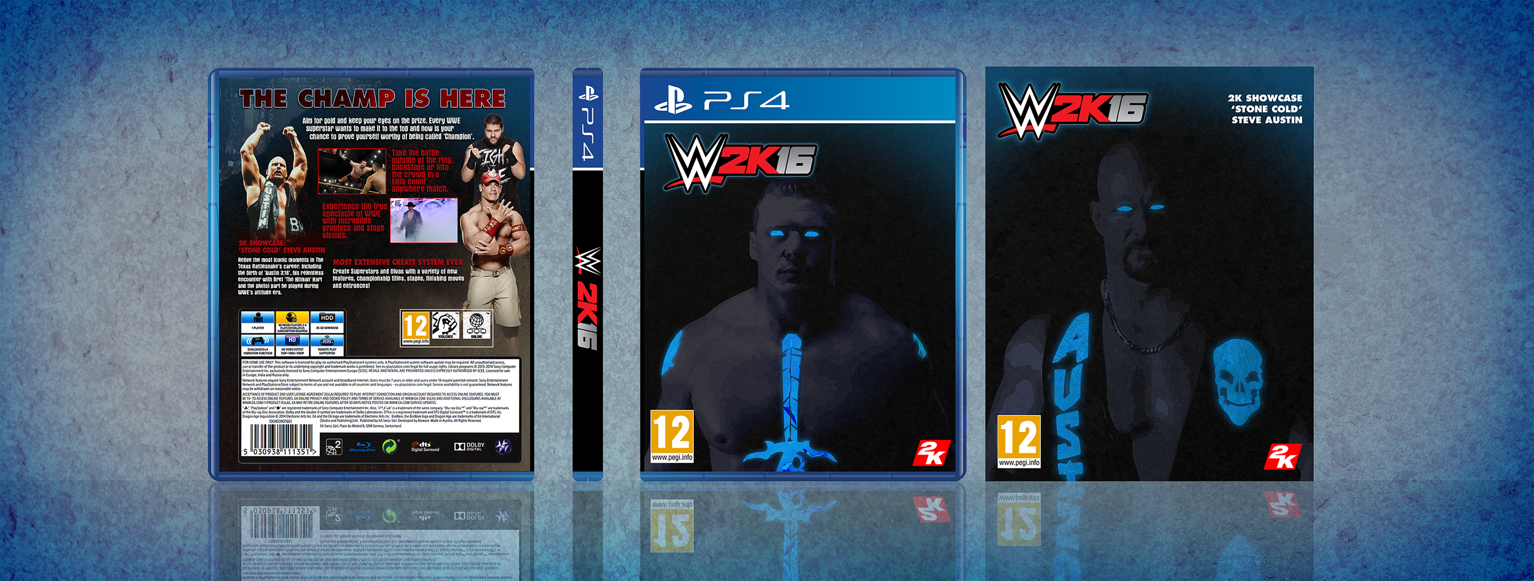 WWE 2K16 box cover