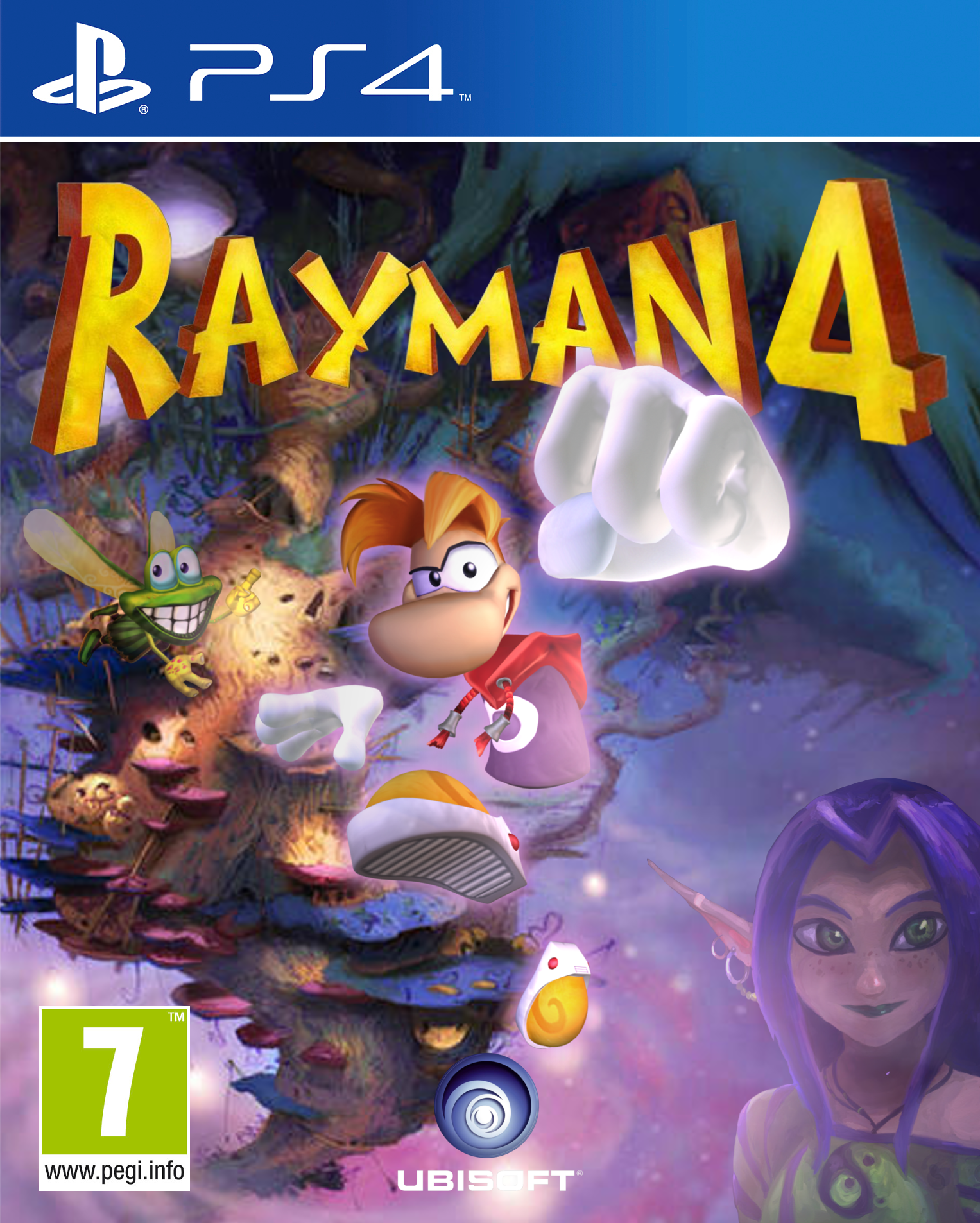Rayman 4 box cover