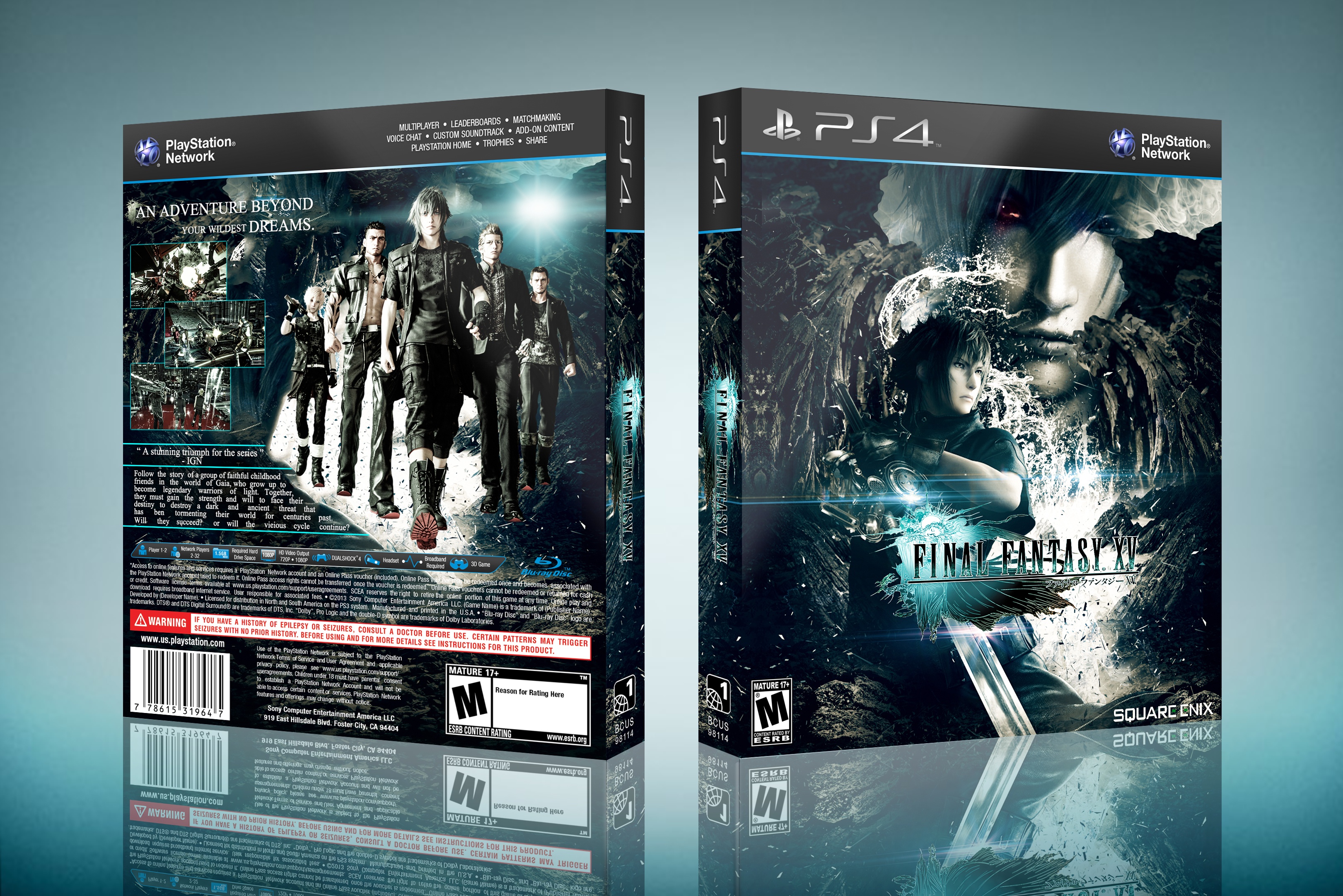 Final Fantasy 15 box cover