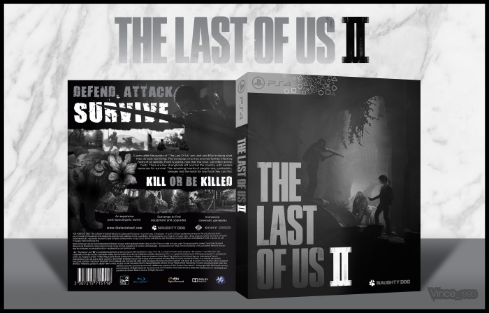 The Last of Us 2 box art cover