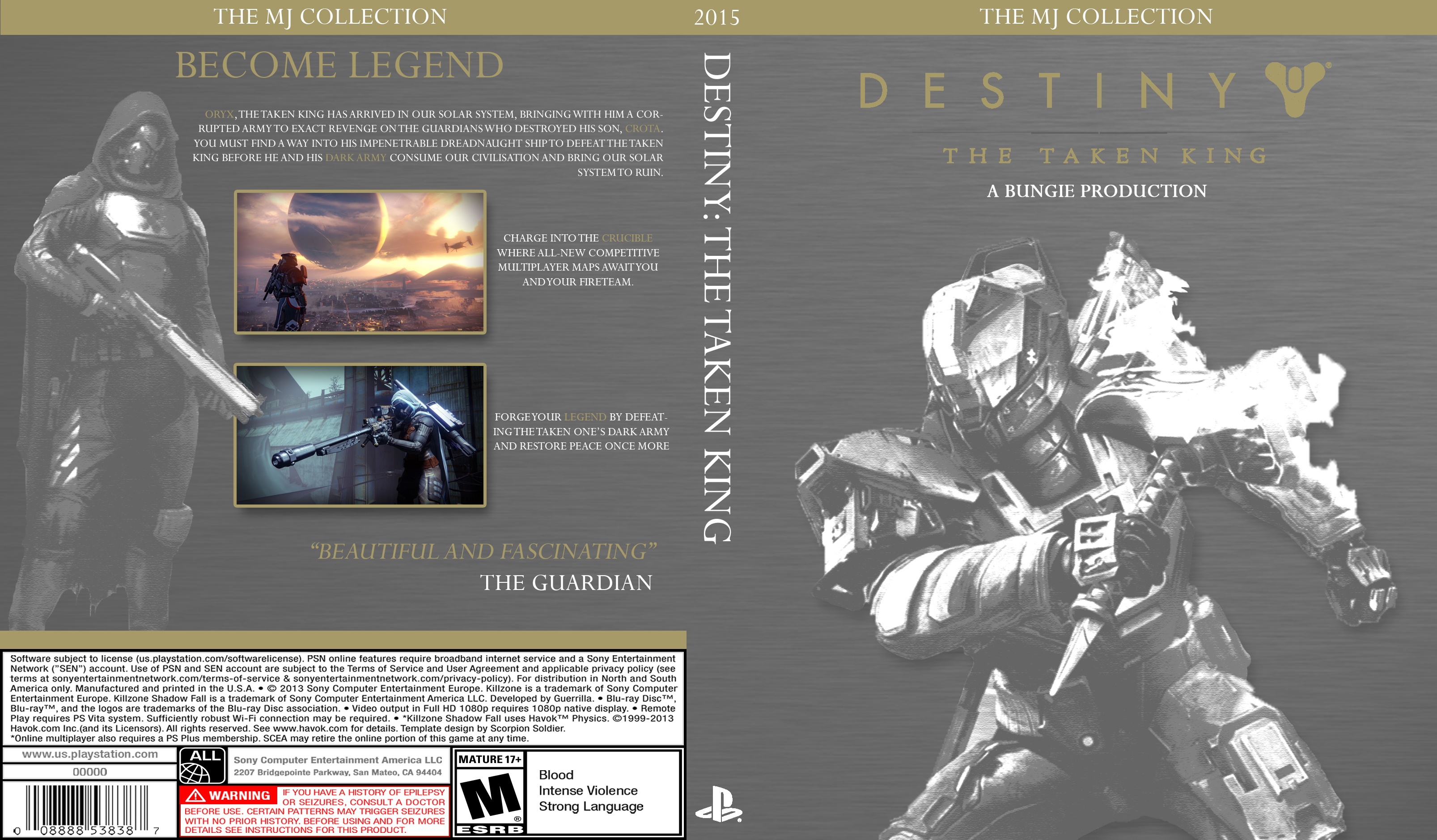Destiny (PS4) The Taken King box cover