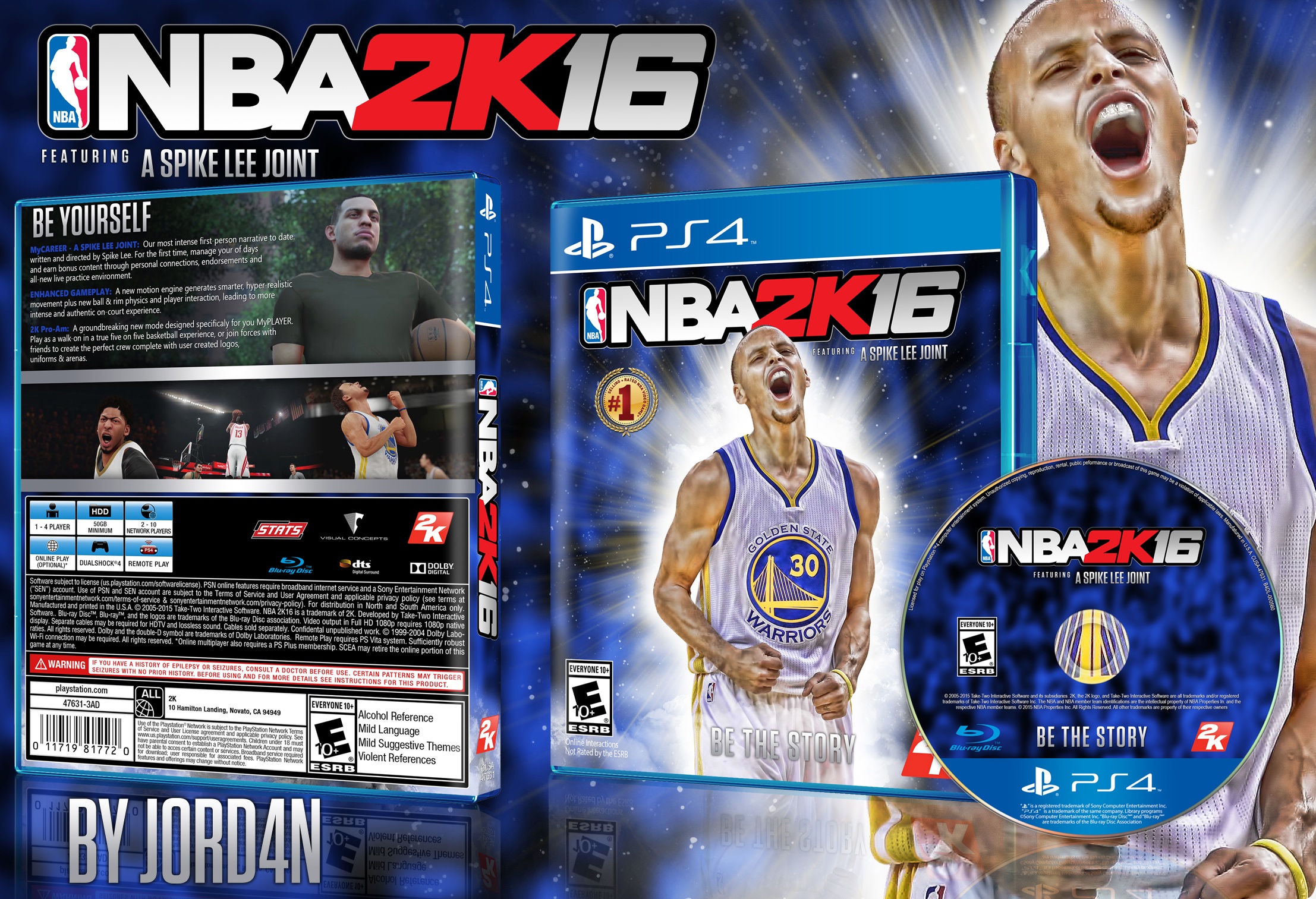 NBA 2K16 box cover