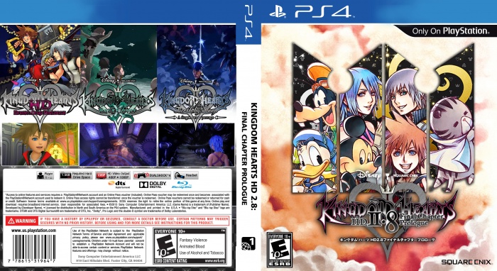 Kingdom Hearts HD 2.8 Final Chapter Prologue box art cover