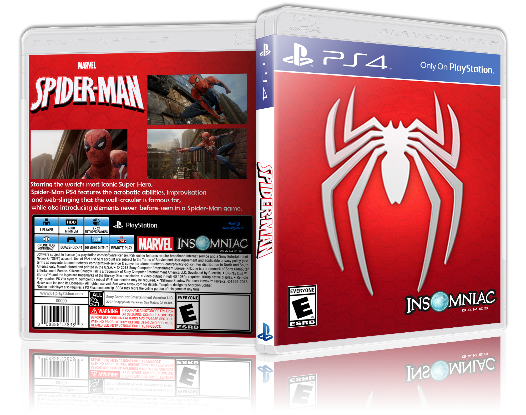 Spider-Man: PS4 box cover